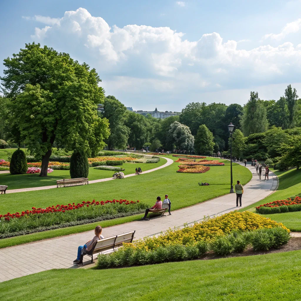 Beautiful Landscaped Park